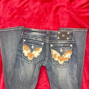 miss me cowhide jeans